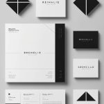 Brand Identity design, black Brand Identity design, black